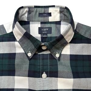 EUC J. Crew Oxford Shirt Size Small Slim Long Sleeve Button Down